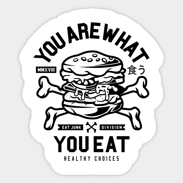 You Are What You Eat Sticker by Z1